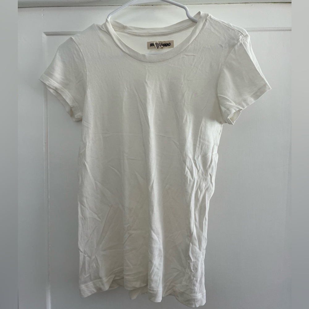 Rivet & Thread White Cotton Tee